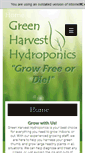 Mobile Screenshot of greenharvesthydroponics.com